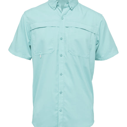 BAW-Men Short Sleeve Fishing Shirt