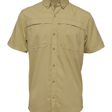 BAW-Men Short Sleeve Fishing Shirt