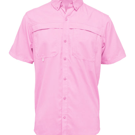 BAW-Men Short Sleeve Fishing Shirt