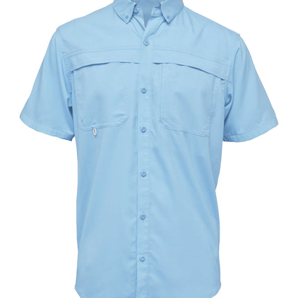 BAW-Men Short Sleeve Fishing Shirt