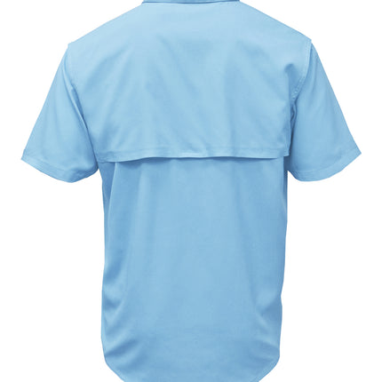 BAW-Men Short Sleeve Fishing Shirt