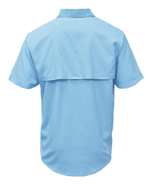 BAW-Men Short Sleeve Fishing Shirt