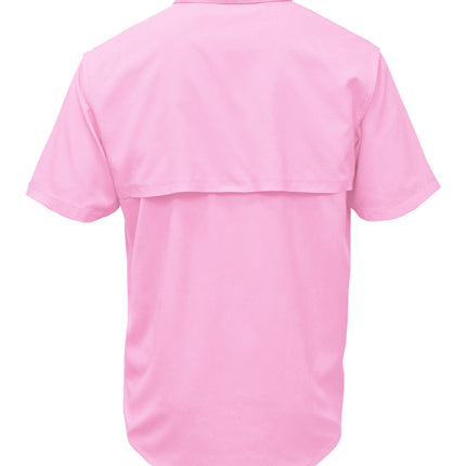 BAW-Men Short Sleeve Fishing Shirt