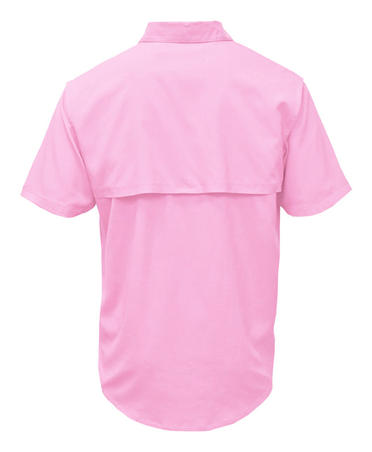 BAW-Men Short Sleeve Fishing Shirt