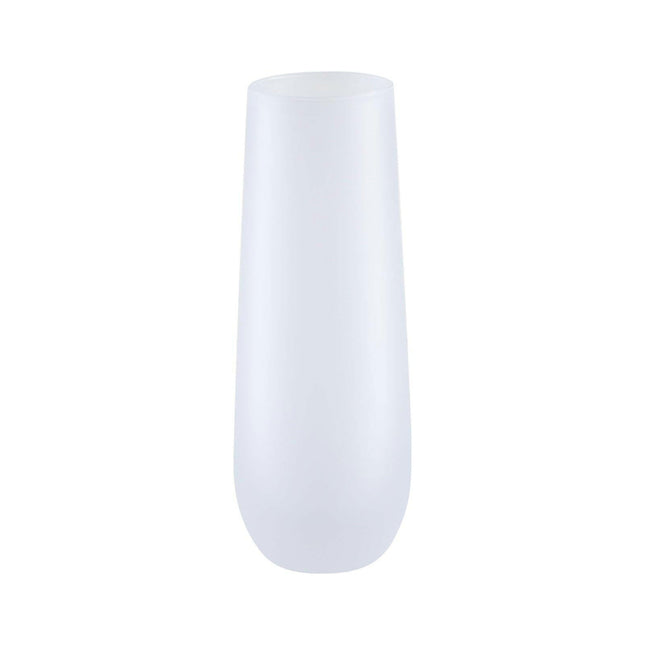 Craft Express 4 Pack 10oz Frosted Stemless Champagne Flute Glasses – Sublimation-Ready