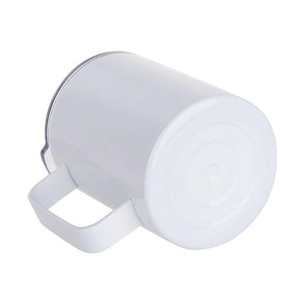 Craft Express 4 Pack 10oz Stainless Steel Coffee Cups – White Sublimation-Ready Mugs