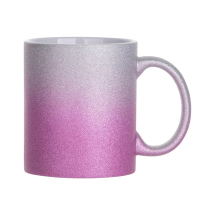 Craft Express 6 Pack 11oz Glitter Ceramic Sublimation Mugs – Sublimation-Ready Drinkware