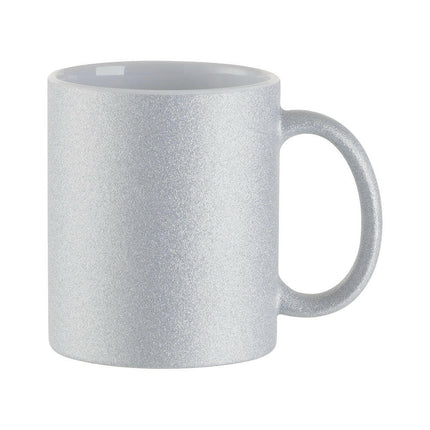 Craft Express 6 Pack 11oz Glitter Ceramic Sublimation Mugs – Sublimation-Ready Drinkware