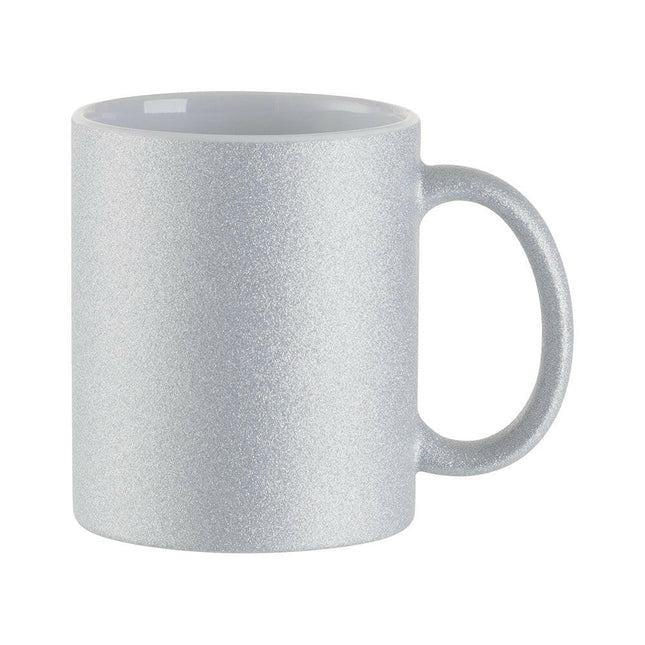 Craft Express 6 Pack 11oz Glitter Ceramic Sublimation Mugs – Sublimation-Ready Drinkware