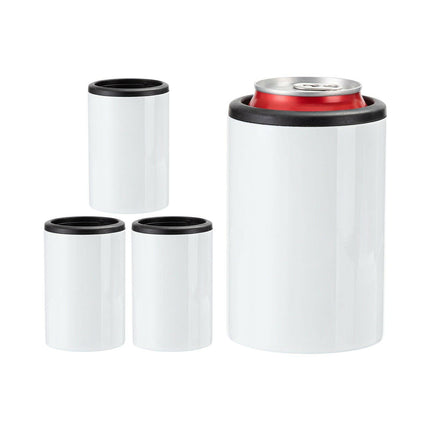 Craft Express 4 Pack 12oz Stainless Steel Classic Can Coolers – Sublimation Ready