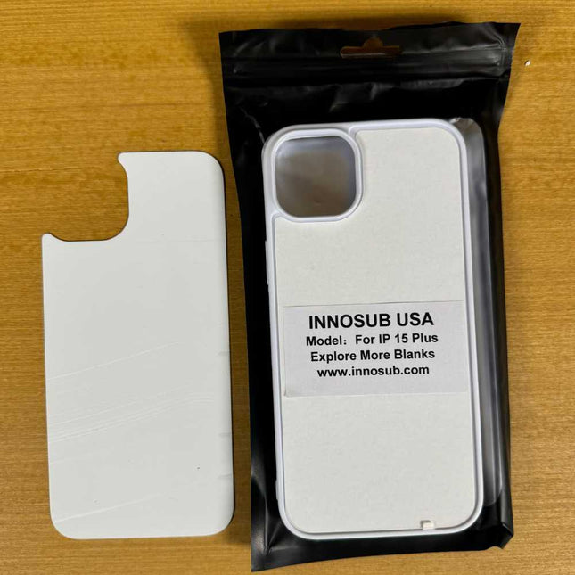 Sublimation Phone Rubber Cases for iPhone 17|16|15|14|13|12|11|Air|Plus|Pro|ProMax - Aluminum Insert