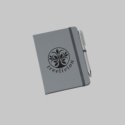 Custom Hardcover Notebook with Pen