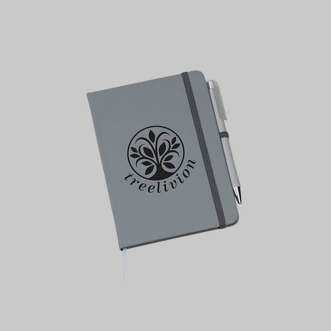 Custom Hardcover Notebook with Pen