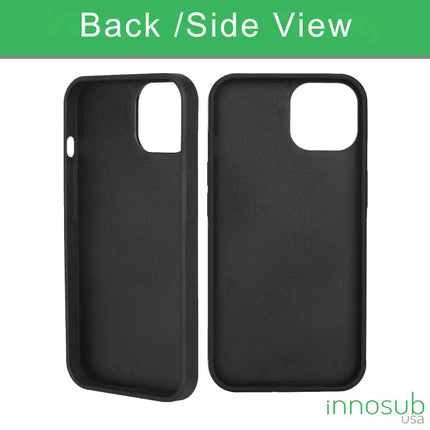 Sublimation Phone Rubber Cases for iPhone 17|16|15|14|13|12|11|Air|Plus|Pro|ProMax - Aluminum Insert