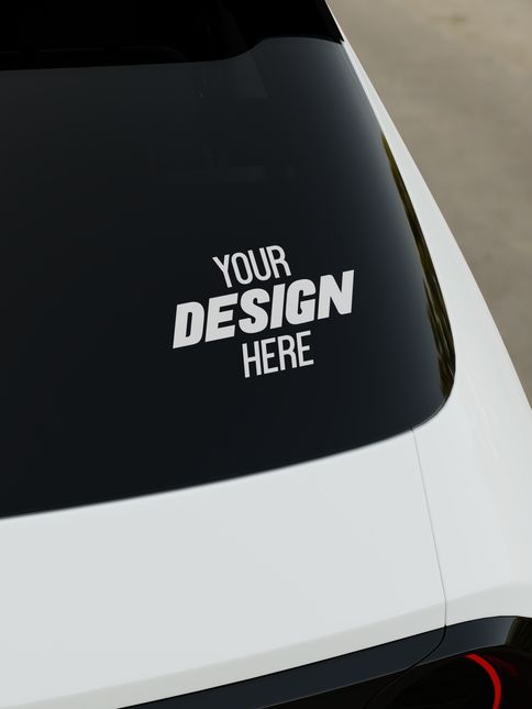 Permanent Vinyl Sticker (Resistente al Agua)