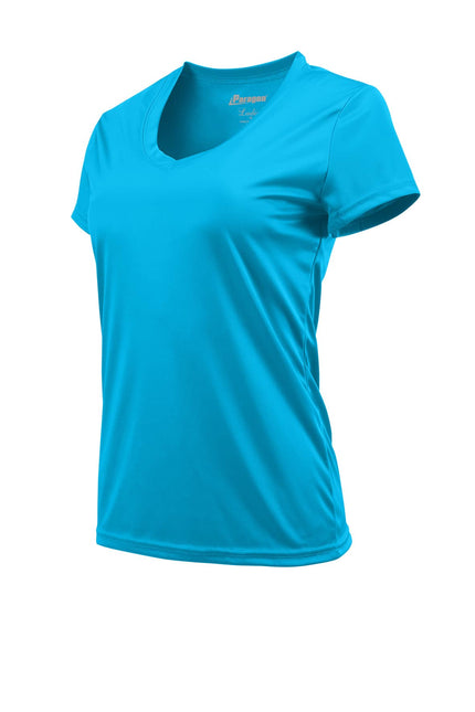 T-shirt Women V-Neck Microfibra Paragon
