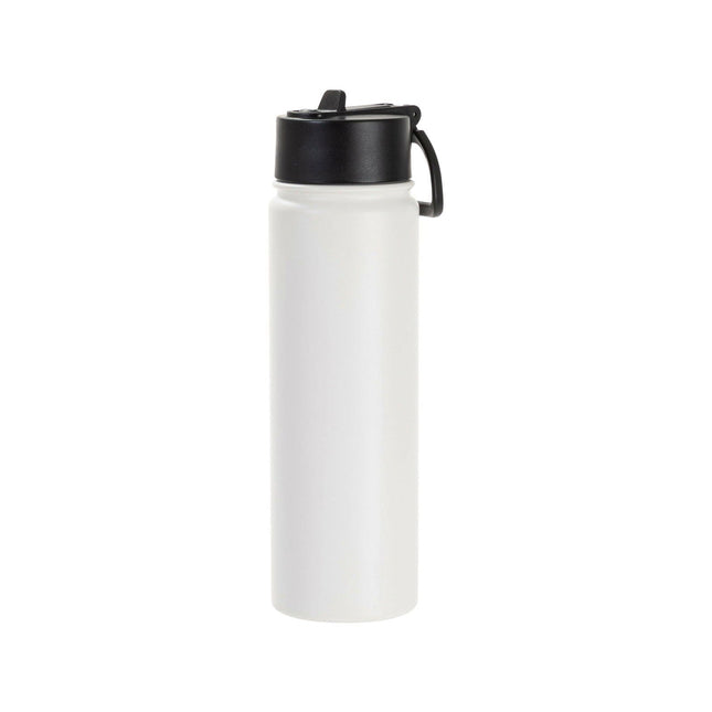 Craft Express 6 Pack 22oz Powder Coated Water Bottle Flasks – Laser-Ready Drinkware