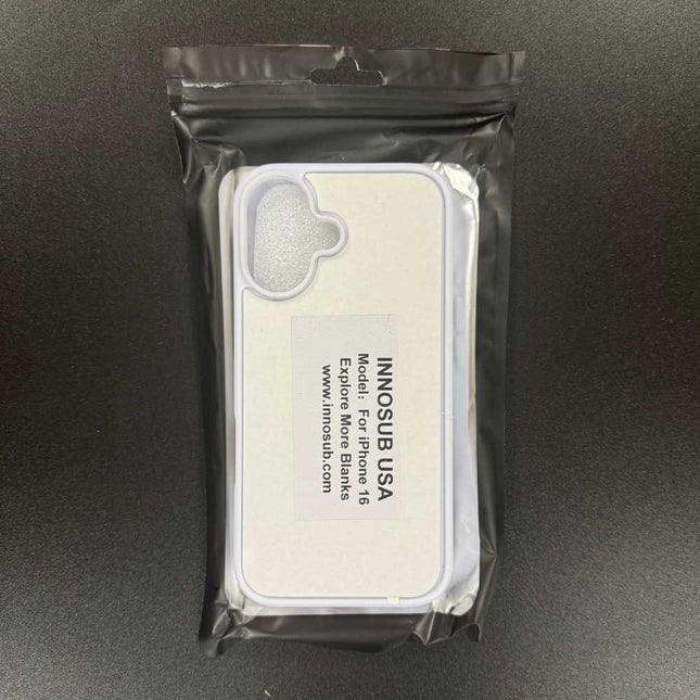Sublimation Phone Rubber Cases for iPhone 17|16|15|14|13|12|11|Air|Plus|Pro|ProMax - Aluminum Insert
