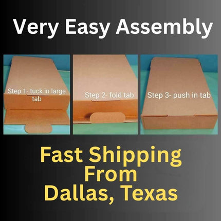Security Shipping Brown Boxes - 2 Sizes | 9x6.5" | 12x10"