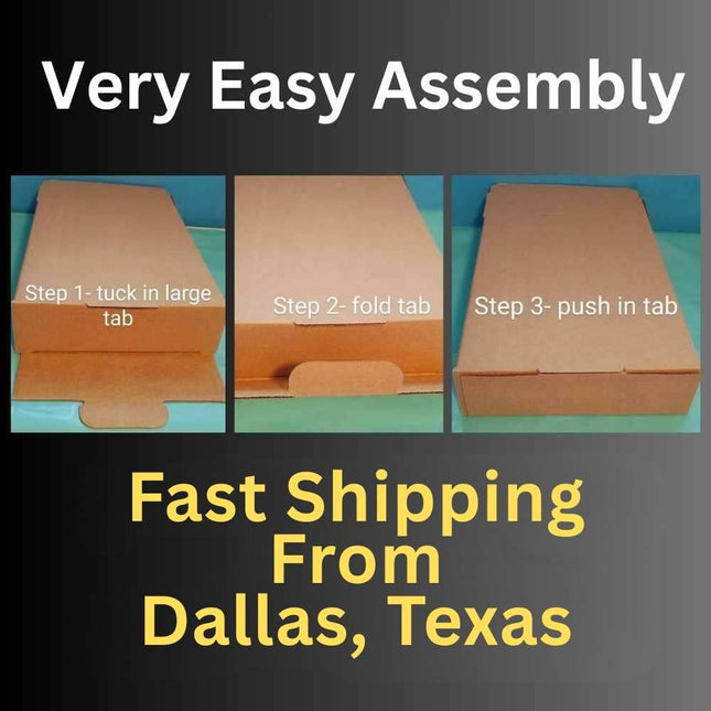 Security Shipping Brown Boxes - 2 Sizes | 9x6.5" | 12x10"