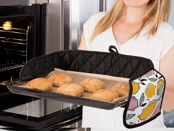 Craft Express 2 Pack Double Mitt Sublimation Pot Holders Sublimation-Ready