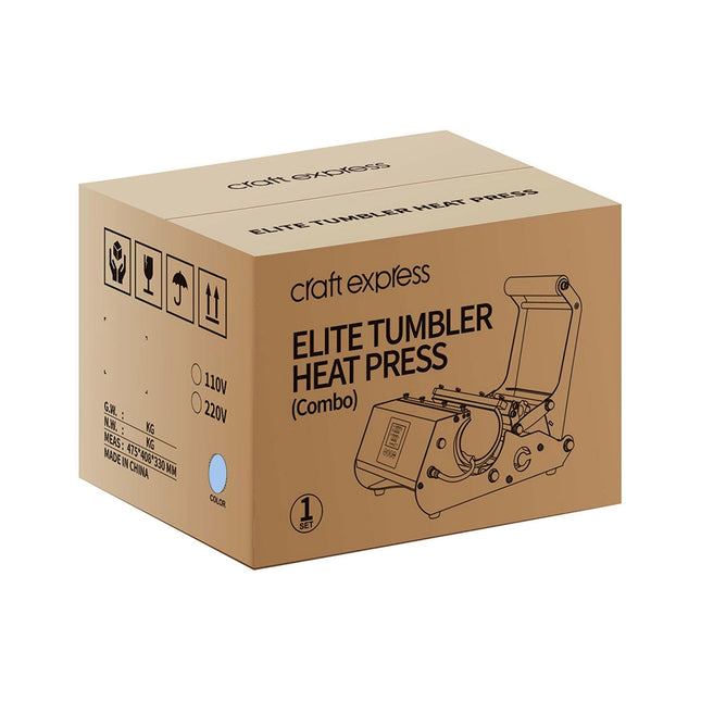 Craft Express 3-in-1 Elite Pro Tumbler Heat Press – For 11oz, 20oz & 30oz Tumblers