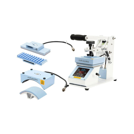 Craft Express 3-in-1 Heat Press – For Mugs, Tumblers & Flat Sublimation Projects