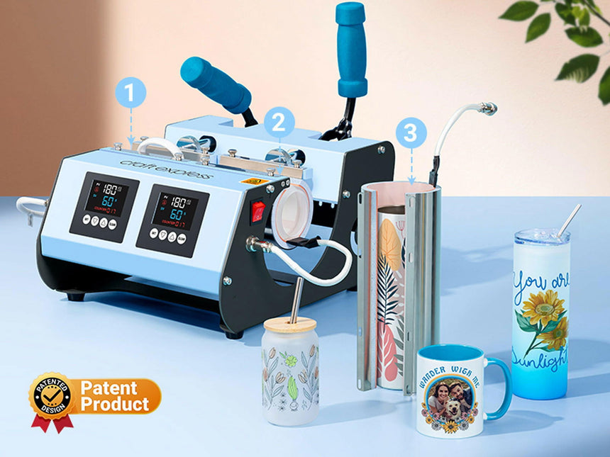 Craft Express 3-in-1 Two Station Mug Press Press