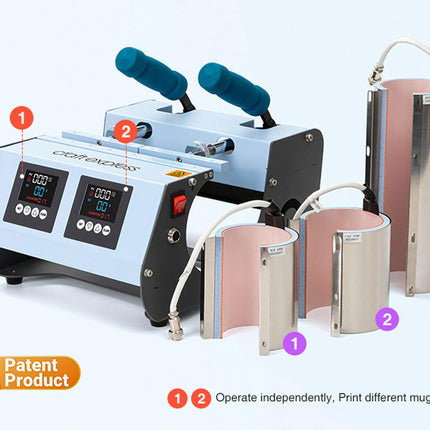 Craft Express 3-in-1 Two Station Mug Press Press