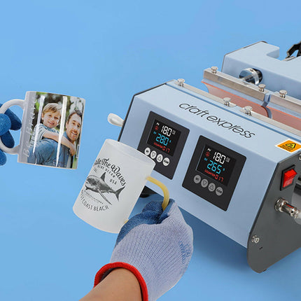 Craft Express 3-in-1 Two Station Mug Press Press