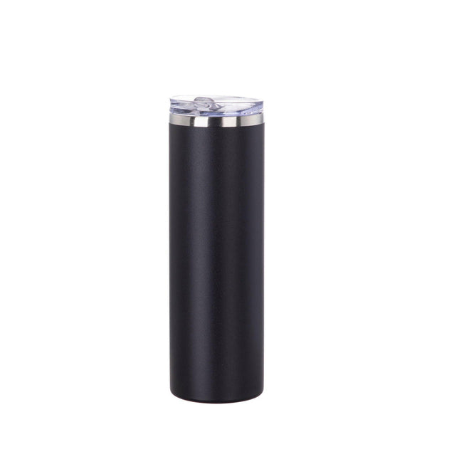 Craft Express 6 Pack Powder Coated Stainless Steel Tumblers with Straw & Lid