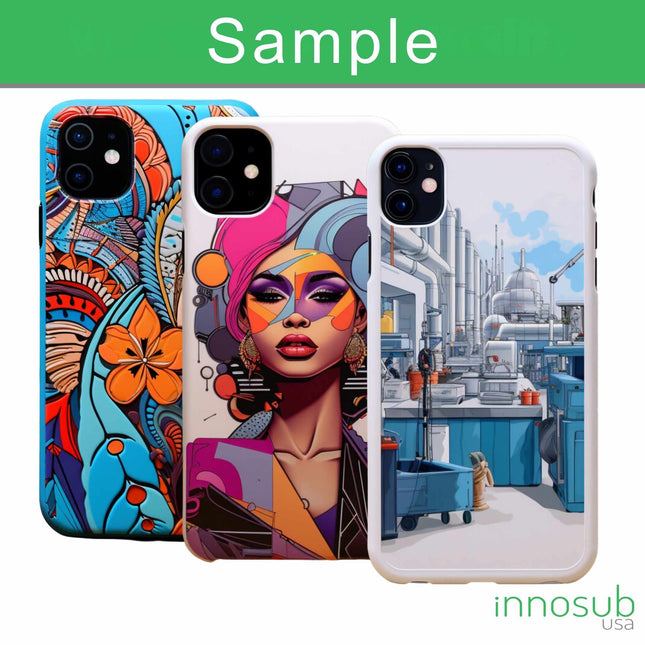 Sublimation Blanks 3D Magnetic Phone Cases for iPhone 12|13|14|15|16: 2-in-1 Tough Case