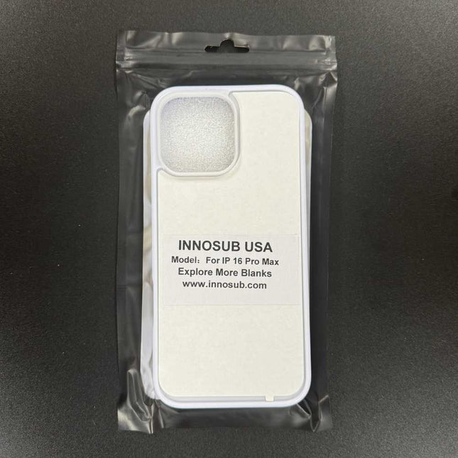 Sublimation Phone Rubber Cases for iPhone 17|16|15|14|13|12|11|Air|Plus|Pro|ProMax - Aluminum Insert