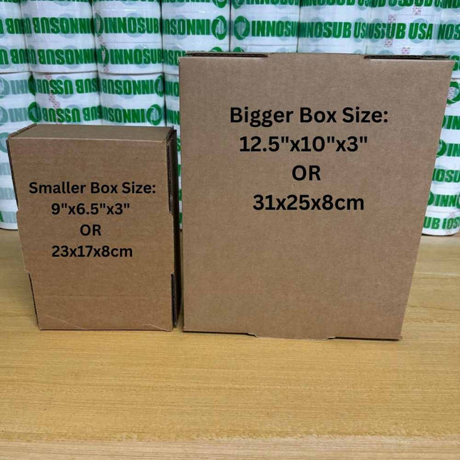 Security Shipping Brown Boxes - 2 Sizes | 9x6.5" | 12x10"