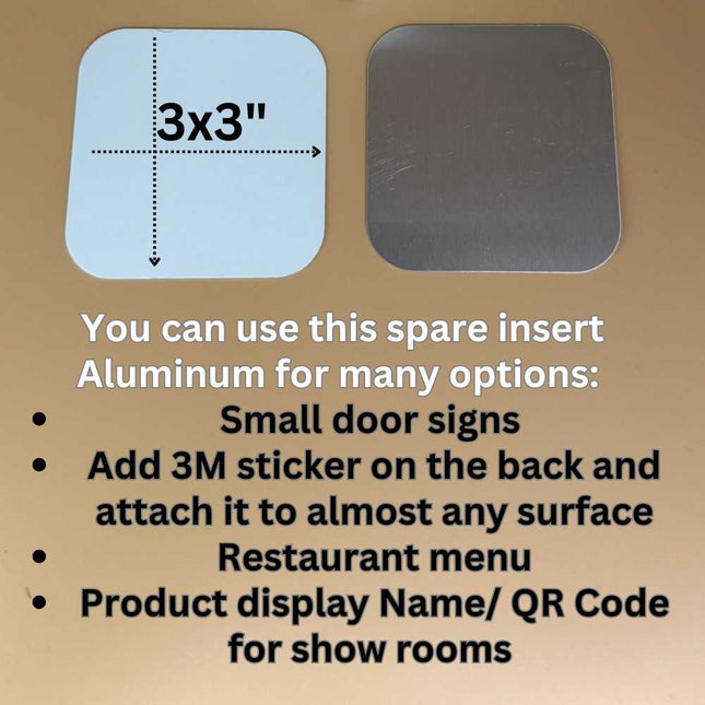 white insert