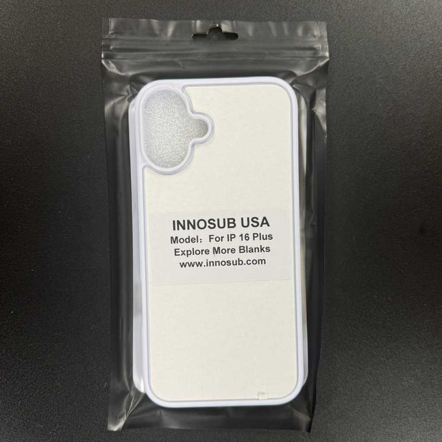Sublimation Phone Rubber Cases for iPhone 17|16|15|14|13|12|11|Air|Plus|Pro|ProMax - Aluminum Insert