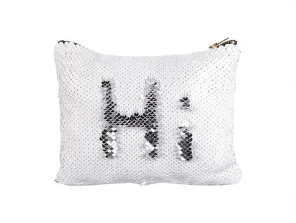 Craft Express 4 Pack Sequin Sublimation Cosmetic Bags – Sublimation-Ready Blanks