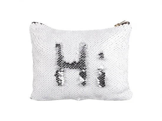Craft Express 4 Pack Sequin Sublimation Cosmetic Bags – Sublimation-Ready Blanks