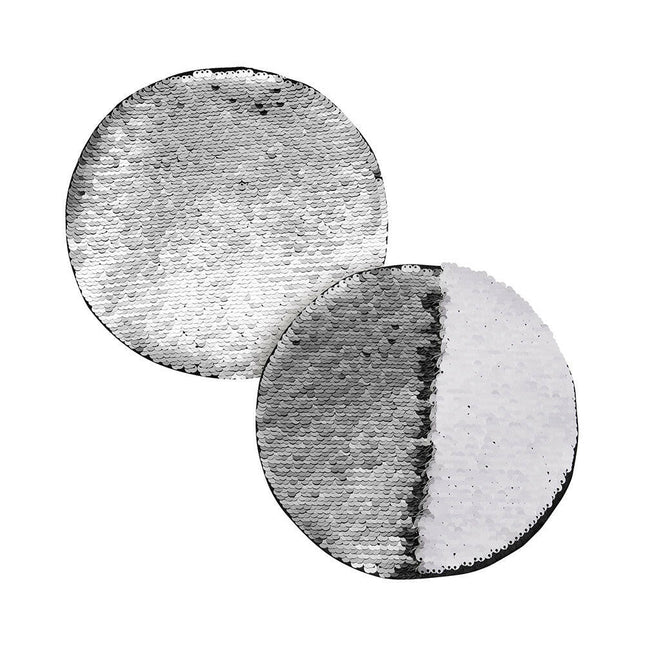 Craft Express 2 Pack 7" Round Sequin Sublimation Patches