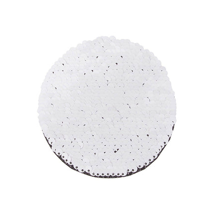 Craft Express 2 Pack 7" Round Sequin Sublimation Patches
