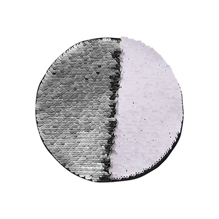 Craft Express 2 Pack 7" Round Sequin Sublimation Patches