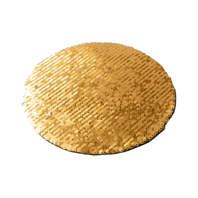 Craft Express 2 Pack 7" Round Sequin Sublimation Patches