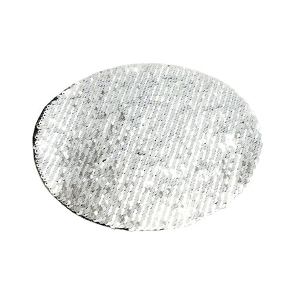 Craft Express 2 Pack 7" Round Sequin Sublimation Patches