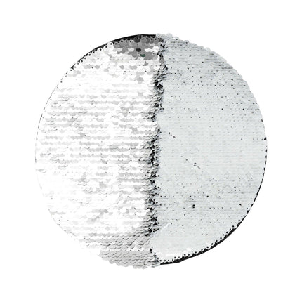 Craft Express 2 Pack 7" Round Sequin Sublimation Patches