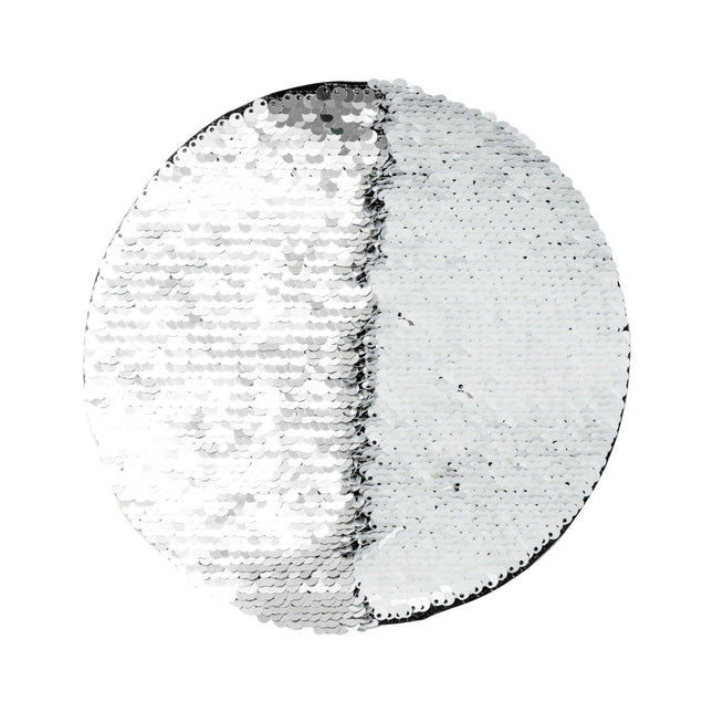 Craft Express 2 Pack 7" Round Sequin Sublimation Patches