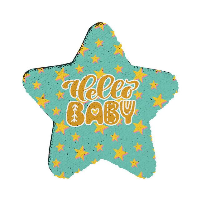 Craft Express 2 Pack 7" Star Sequin Sublimation Patches