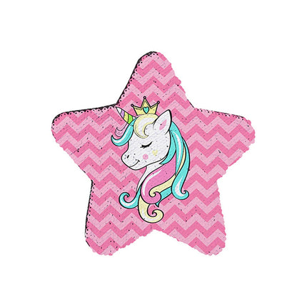 Craft Express 2 Pack 7" Star Sequin Sublimation Patches