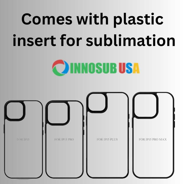 Sublimation Blanks 2D Magnetic Rubber Cases for iPhone 12|13|14|15|16|17|Air|Plus|Pro|Pro Max