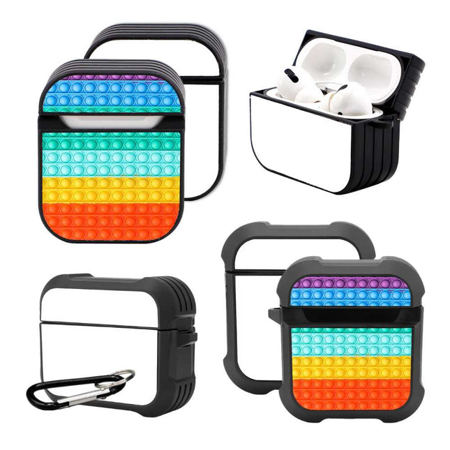Sublimation Blanks AirPod Case 4|3|2|1| Plastic Case & Rubber Case