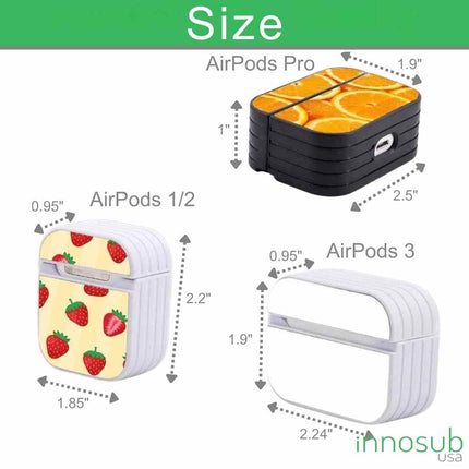 Sublimation Blanks AirPod Case 4|3|2|1| Plastic Case & Rubber Case